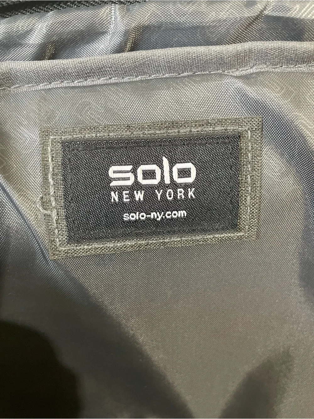 Solo New York Convertible Backpack Briefcase Laptop Bag Gray Multi Pocket Travel